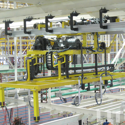 空中四帶提升自行小車(chē)